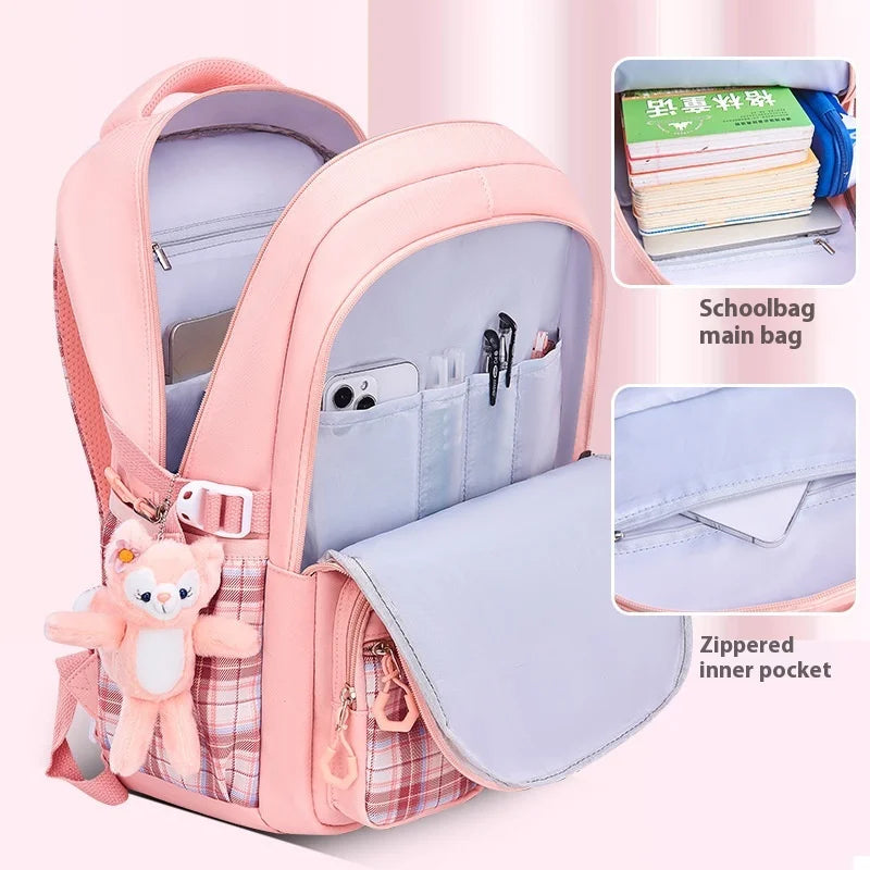 Keman KM-K094 Animal-Print Girls School Backpack 2