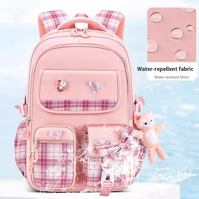 Keman KM-K094 Animal-Print Girls School Backpack 3