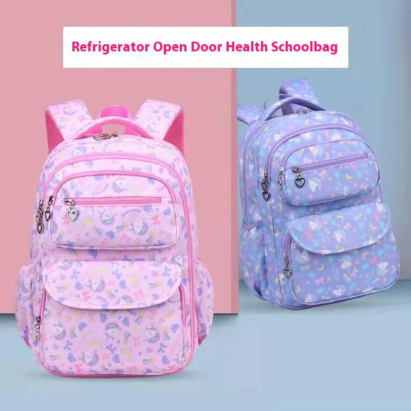 Keman KM-K095 Polka-Dot Girls School Backpack 2