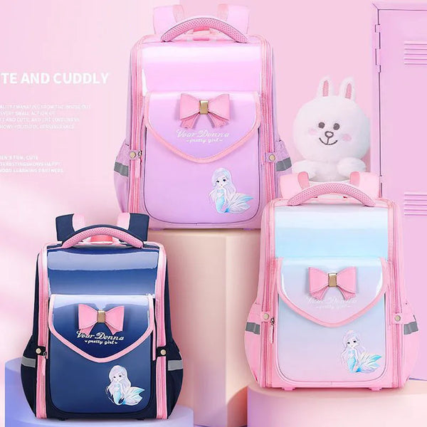 Keman KM-K096 Cartoon Girls School Backpack 1