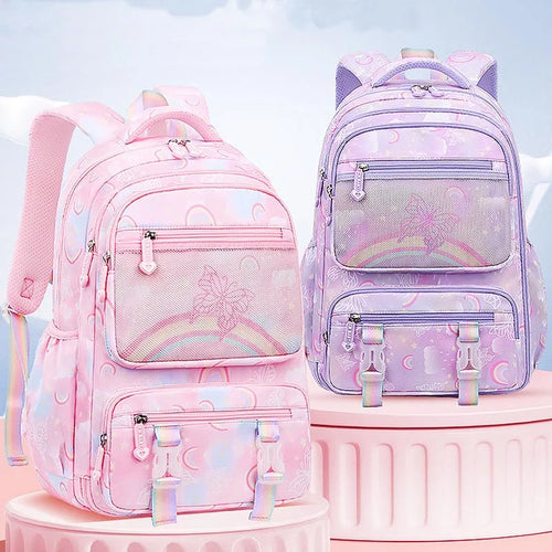 Keman KM-K097 Animal-Print Girls School Backpack 1