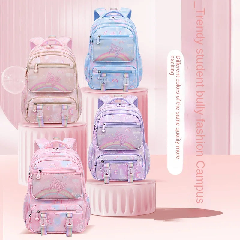 Keman KM-K097 Animal-Print Girls School Backpack 2