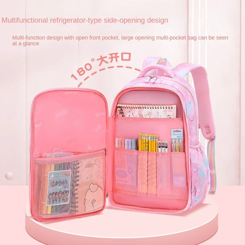 Keman KM-K097 Animal-Print Girls School Backpack 3