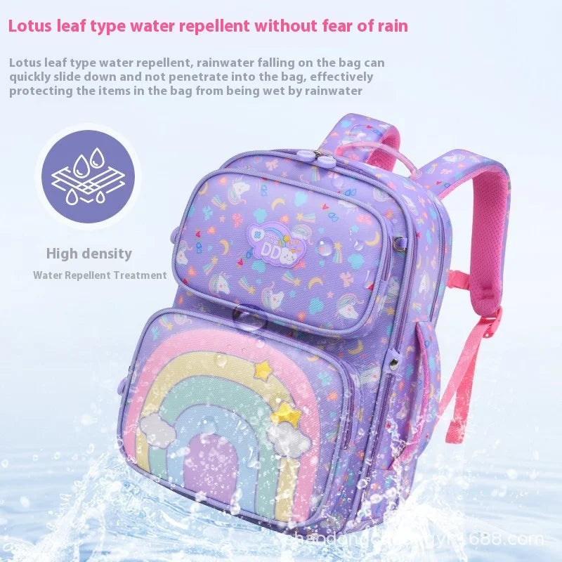 Keman KM-K098 Polka-Dot Girls School Backpack 2