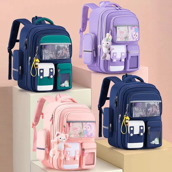 Keman KM-K099 Animal-Print Kids School Backpack 1