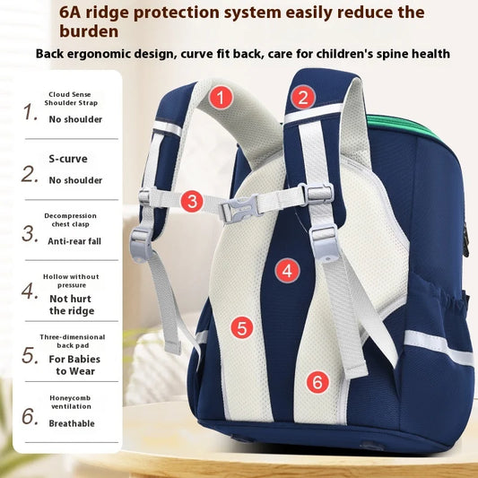 Keman KM-K102 Cartoon Boys School Backpack 2
