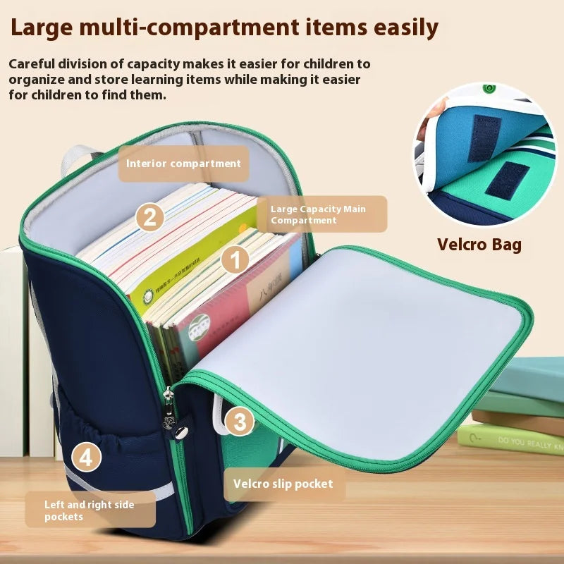 Keman KM-K102 Cartoon Boys School Backpack 3