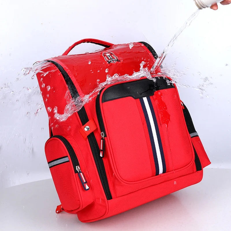Keman KM-K107 Geometric Kids School Backpack 4