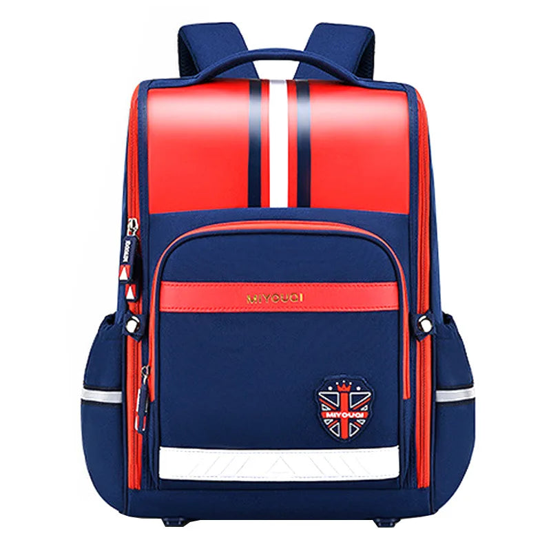 Keman KM-K108 Geometric Boys Waterproof School Backpack 5
