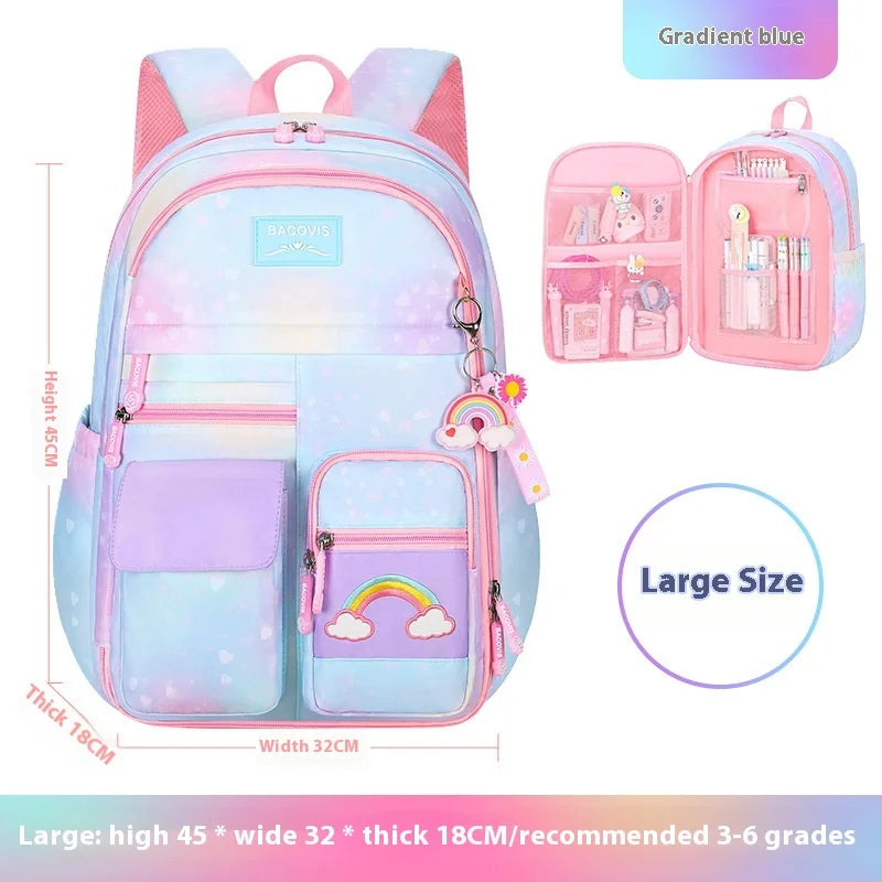 Keman KM-K109 Cartoon Girls School Backpack 6