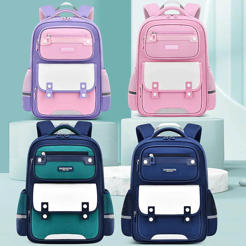 Keman KM-K114 Geometric Kids School Backpack 2