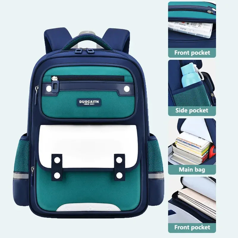 Keman KM-K114 Geometric Kids School Backpack 3