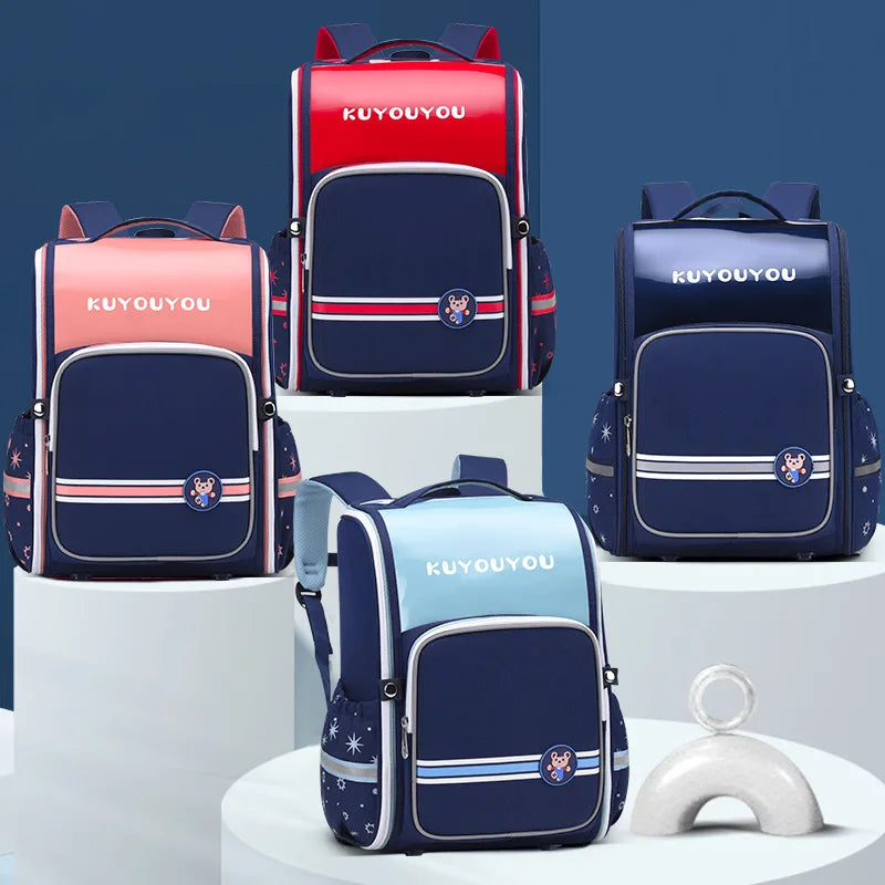 Keman KM-K116 Geometric Kids School Backpack 1