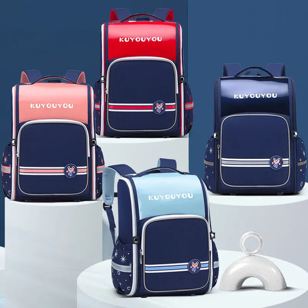 Keman KM-K116 Geometric Kids School Backpack 1