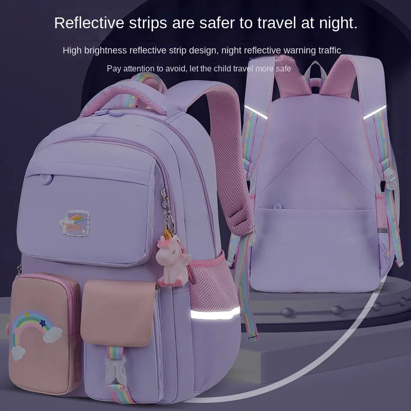Keman KM-K117 Cartoon Girls School Backpack 4