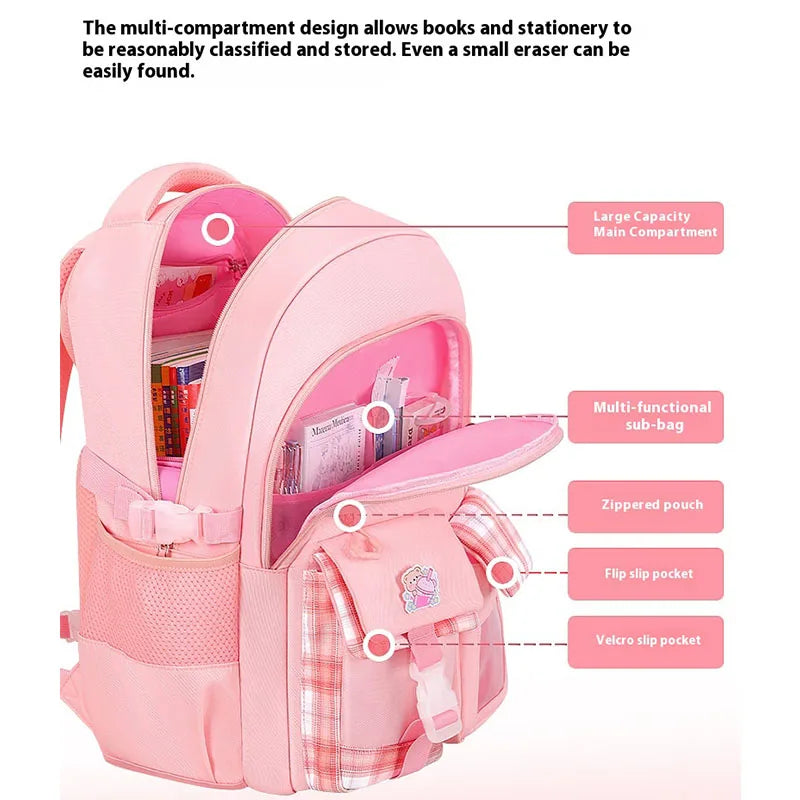 Keman KM-K119 Cartoon Kids Waterproof School Backpack 5