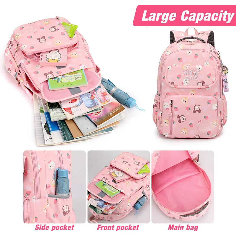 Keman KMA138 Cartoon Girls School Backpack 3