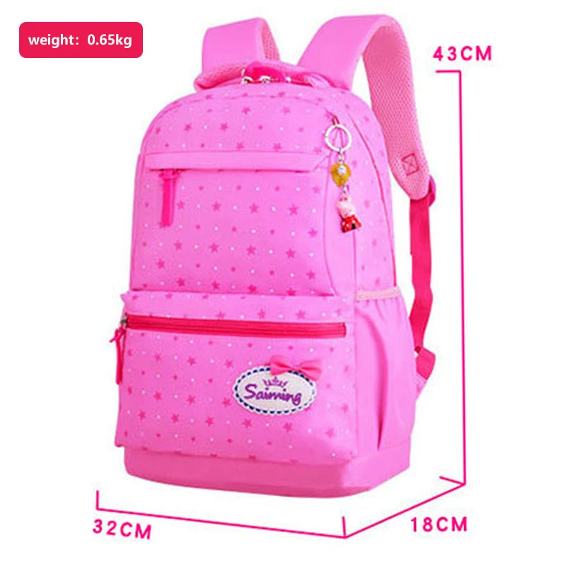 Keman KMA3211 Cartoon Girls Waterproof School Backpack 5