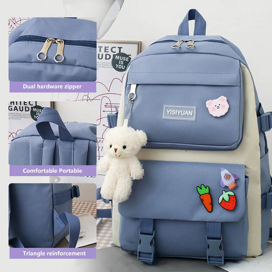 Keman KMA389 Cartoon Kids Waterproof School Backpack 2