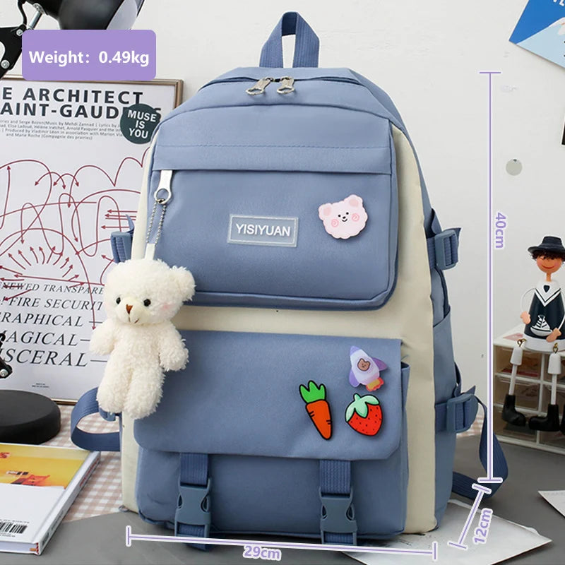 Keman KMA389 Cartoon Kids Waterproof School Backpack 5