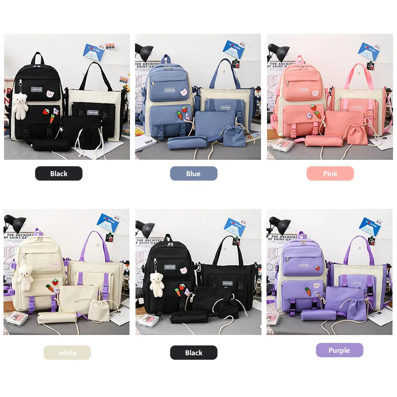 Keman KMA389 Cartoon Kids Waterproof School Backpack 6