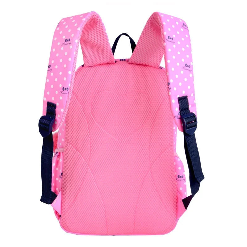 Keman KMA822 Polka-Dot Girls School Backpack 5