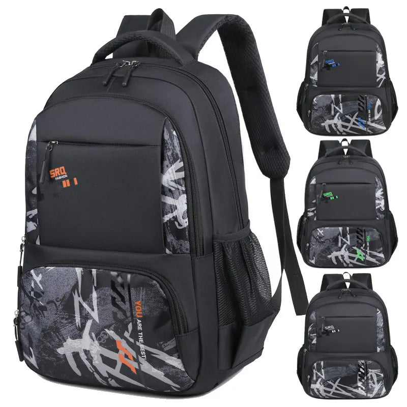 Keman KMA911 Geometric Kids Waterproof School Backpack 1