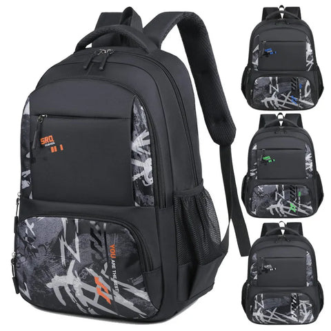 Keman KMA911 Geometric Kids Waterproof School Backpack