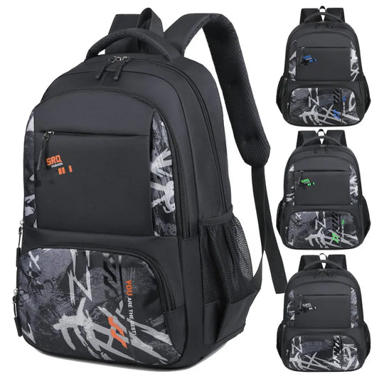 Keman KMA911 Geometric Kids Waterproof School Backpack 1