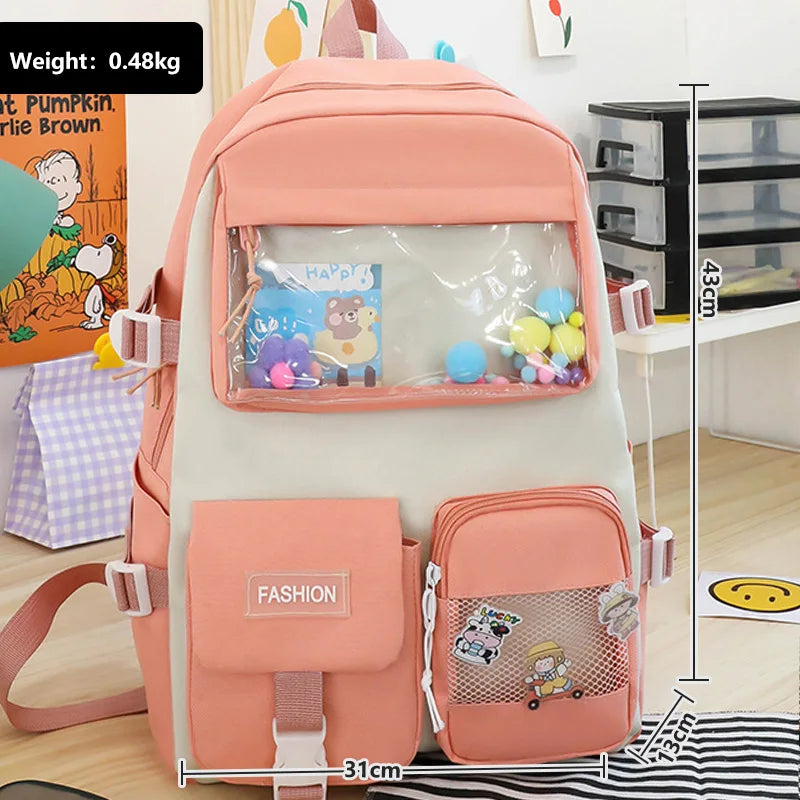Keman KMAYY559 Cartoon Kids Waterproof School Backpack 4