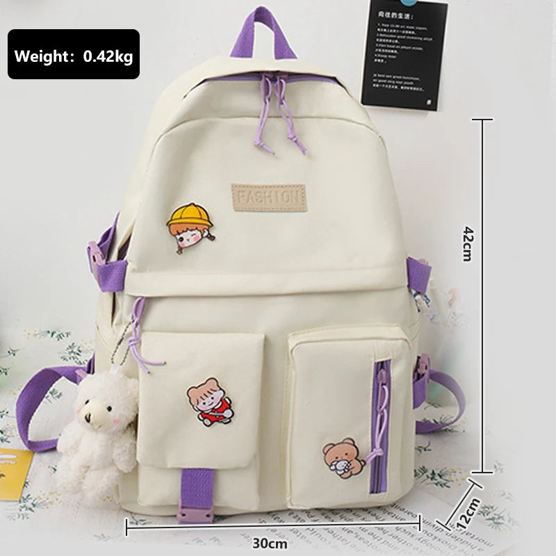 Keman KMAyy2372 Cartoon Kids Waterproof School Backpack 4