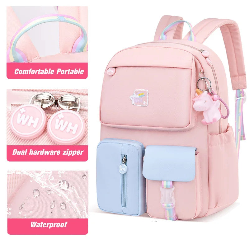 Keman KMBC1004-2 Cartoon Kids School Backpack 4