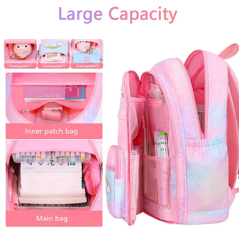 Keman KMBC1016-2 Cartoon Girls School Backpack 4