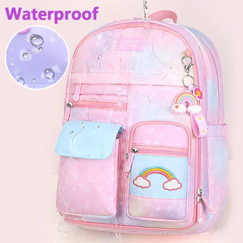 Keman KMBC1016-3 Cartoon Girls Waterproof School Backpack 6