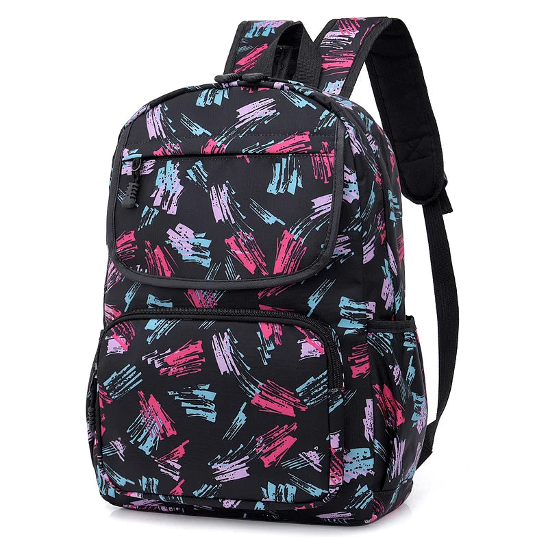 Keman KMDXYZ209 Geometric Girls Waterproof School Backpack 1