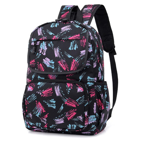 Keman KMDXYZ209 Geometric Girls Waterproof School Backpack
