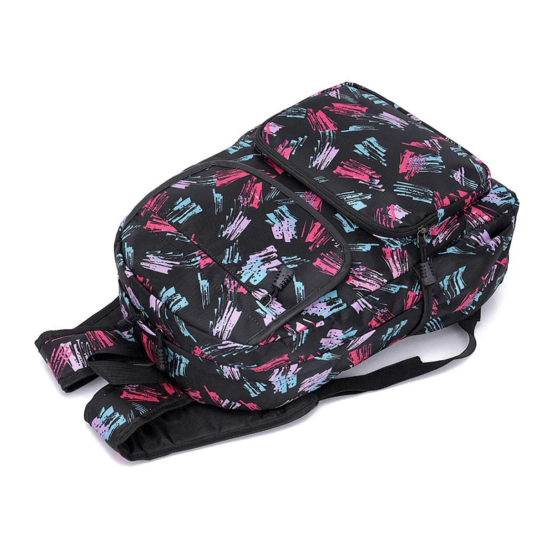 Keman KMDXYZ209 Geometric Girls Waterproof School Backpack 3