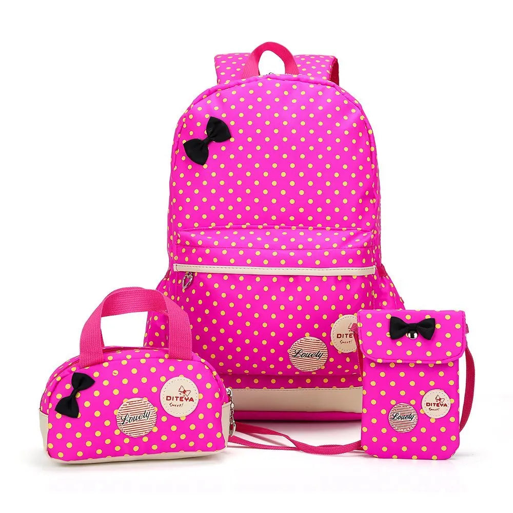 Keman KMSF2003 Animal-Print Girls Waterproof School Backpack 4