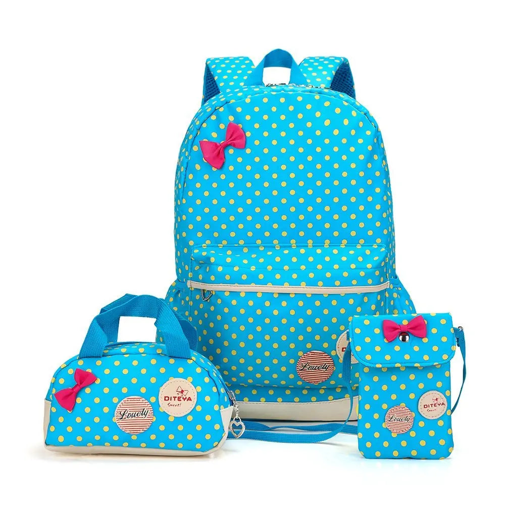 Keman KMSF2003 Animal-Print Girls Waterproof School Backpack 5