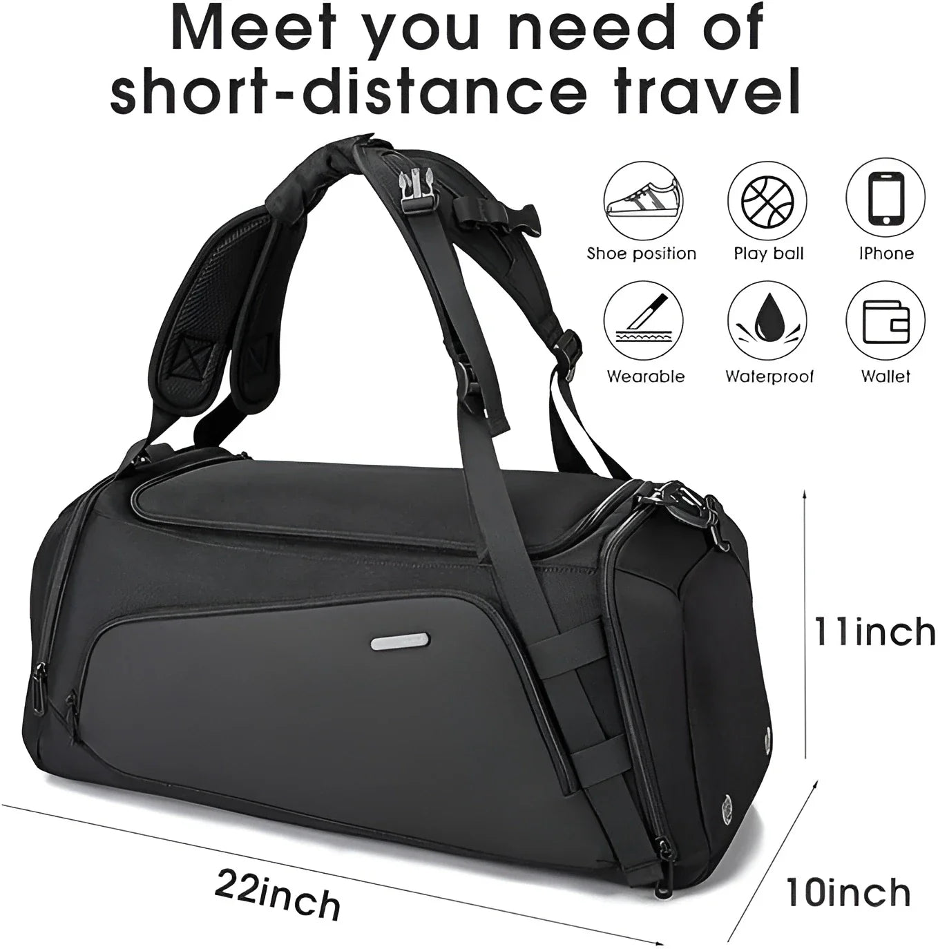 Backper Catalyst Waterproof Polyester Sling Bag — color option