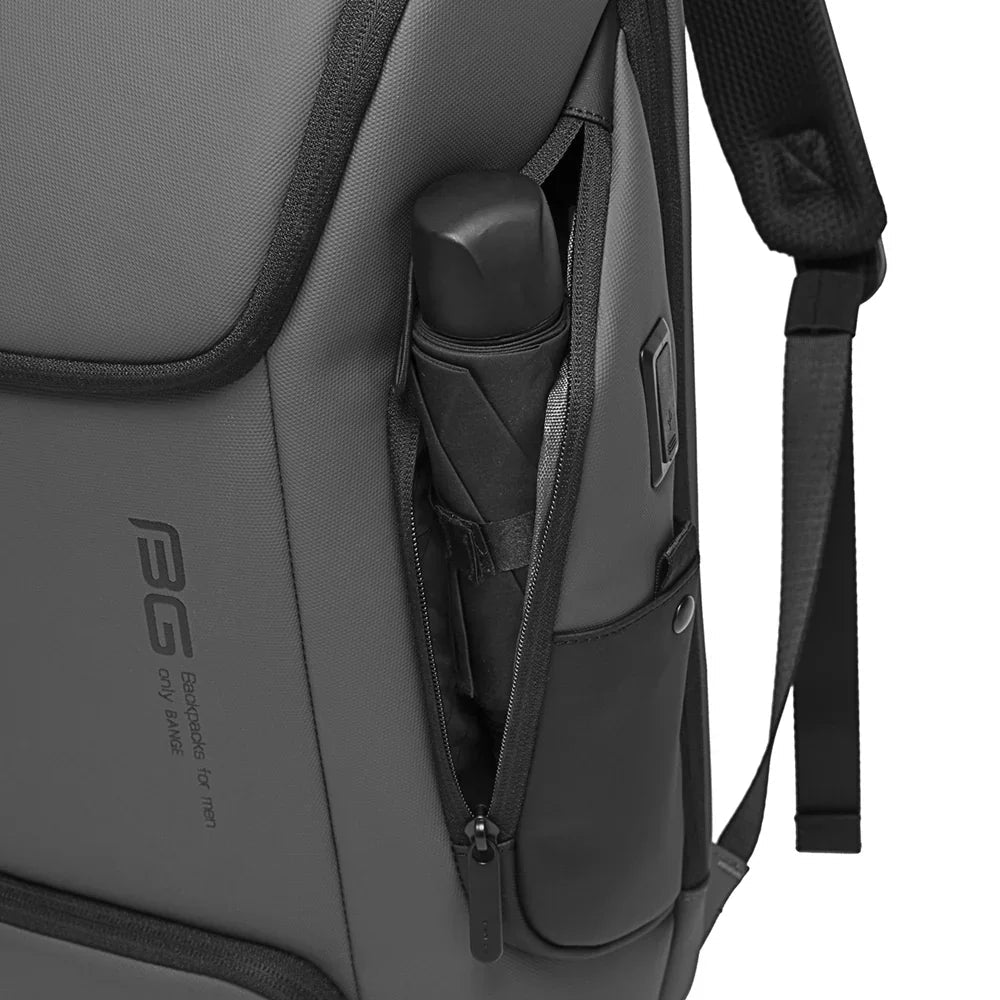 Backper Crystal Modern Polyester Backpack — pocket layout