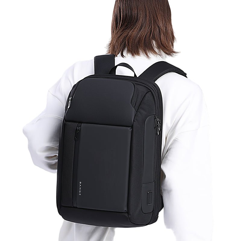 Backper Prism Modern Polyester Backpack — back panel