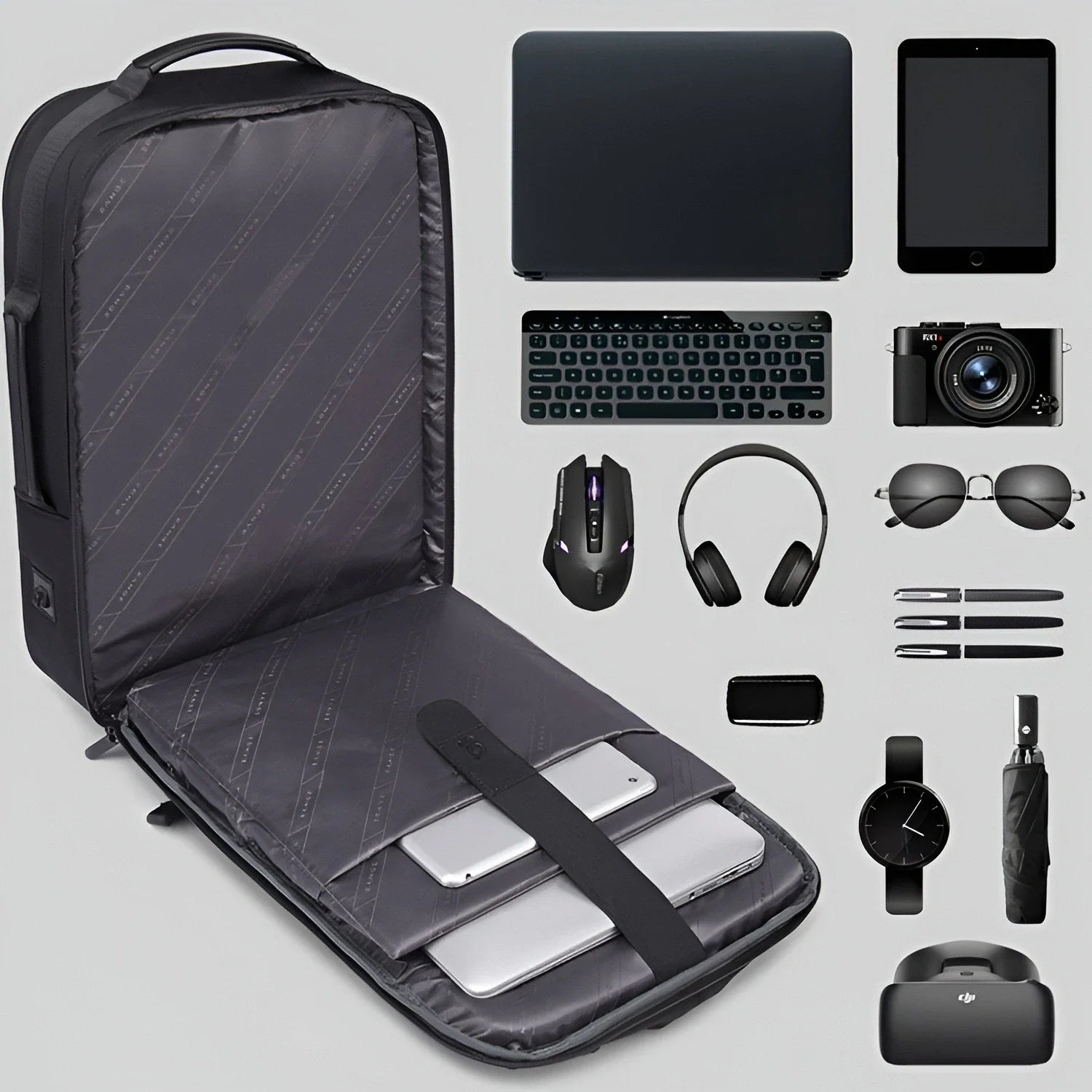 Backper Drift Anti-Theft Polyester Backpack — lifestyle shot